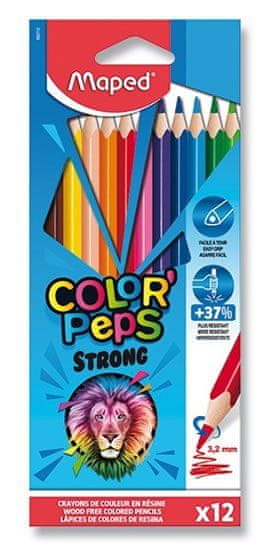 Maped - Bezdrevé pastelky Color'Peps Strong 12 ks