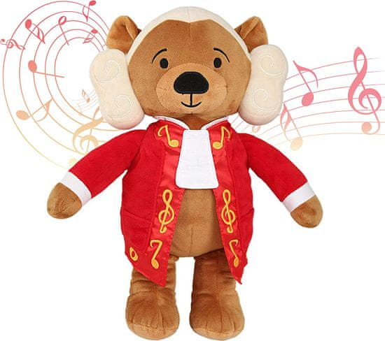 Norberg & Linden Mozart Virtuoso Bear prémiový plyšový medvedík hrajúci skladby Amadeusa Mozarta