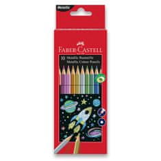 Faber-Castell Pastelky 10 farieb, metalické