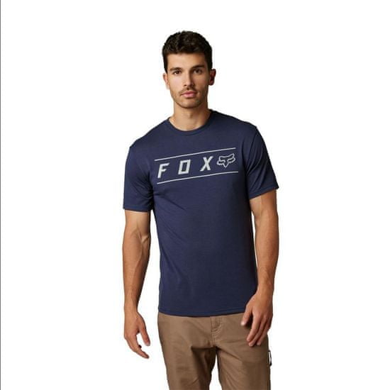 FOX Pánske tričko FOX Pinnacle Tech Tee - deep cobalt