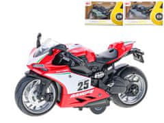 Womar Motocykel 14 cm kov 1:12 spätný chod