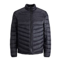 Jack&Jones Pánska bunda JJEHERO 12211788 Black (Veľkosť S)