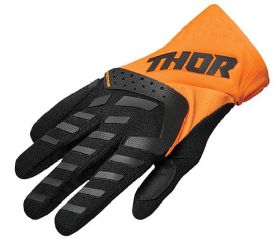 THOR Dětské motokrosové rukavice Youth Spectrum rukavice black/orange