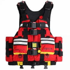 Northern Diver Záchranná vesta ARCTIC SURVIVOR EVO PRE 6 PFD červená/čierna XL