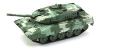 Teddies Tank 16 cm na spätné natiahnutie - zelený