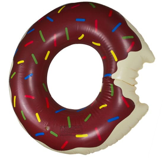 Aga Nafukovací kruh Donut 110 cm hnedá