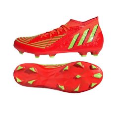 Adidas Obuv červená 47 1/3 EU Predator EDGE2 FG M