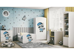 Kocot kids Detský šatník Babydreams 90 cm mýval biely