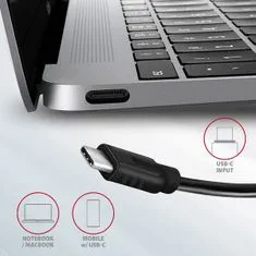 AXAGON HMC-5G2, USB 10Gbps húb, porty 2x USB-A, 2x USB-C, HDMI 4k/60, PD 100W, kábel USB-C 13cm