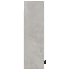 Vidaxl Nástenná kúpeľňová skrinka betónovo sivá 32x20x67 cm