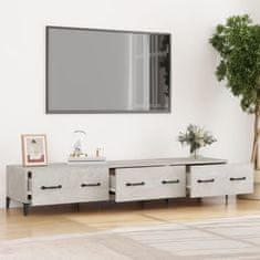 Vidaxl TV stolík betónovo sivý 150x34,5x30 cm spracované drevo