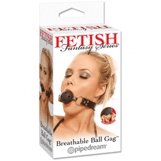 Pipedream Čierny kolík Breathable Ball Gag