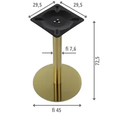 STEMA Podstavec stola SH-3001-5/G zlatý