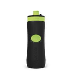 QUOKKA Quokka Sweat, Športová plastová fľaša BLACK LIME 680ml, 06970