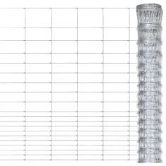 Vidaxl Záhradný plot pozinkovaná oceľ 50x1,6 m strieborný