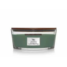 Woodwick Vonná sviečka loď Mint Leaves & Oak 453,6 g