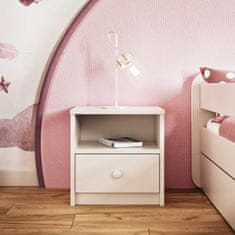 Kocot kids Detský nočný stolík Babydreams 40 cm biely