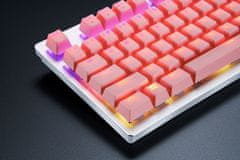 Razer PBT Keycap + Coiled Cable Upgrade sat, Quartz Pink