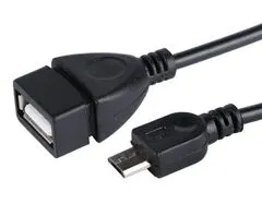 APT  AK220 USB adér - redukcia USB samica - micro USB samec HOST OTG