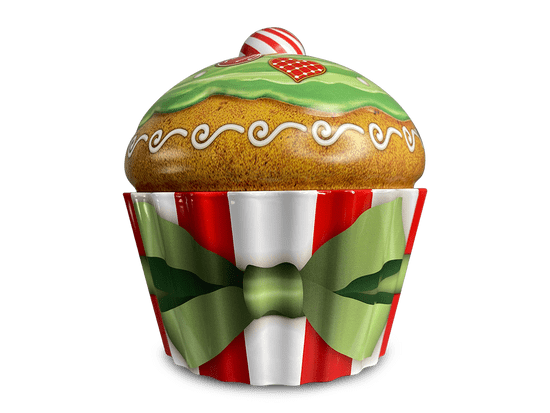 Dům Vánoc Plechová dóza Vianočné cupcake
