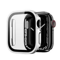 Dux Ducis Hamo puzdro so sklom na Apple Watch 4/5/6/SE 40mm, strieborné