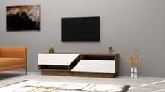 Hanah Home TV stolík Koza 160 cm orech/biela