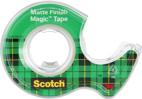 Scotch Lepiaca páska bankový 19 mm x 7,5 m s odvíjačom MAGIC