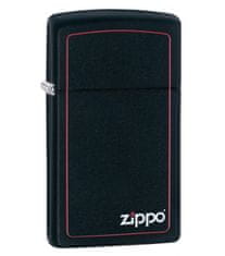 Zippo Zapaľovač 26055 Black Matte Slim