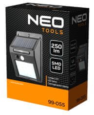 NEO Tools NEO TOOLS Solárne nástenné svietidlo 20 SMD LED 250 lm