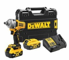 shumee DEWALT. NÁRAZOVÝ KLÚČ 1/2" 18V 812Nm 2x5,0Ah 4-RÝCHLOSTNÝ BEZPEČNOSTNÝ KRUH TSTAK DCF891P2T