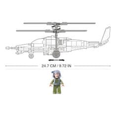 Sluban Model Bricks M38-B0752 Bojový vrtuľník Ka-50 Black Shark