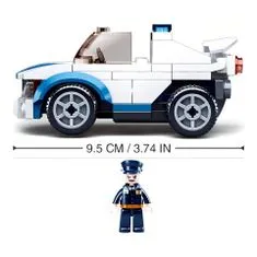 Sluban Polícia M38-B0824 Naťahovacie auto policajné hliadky