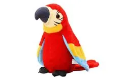 CoolCeny Interaktívny hovoriaci Papagáj - Talking Parrot - Červená