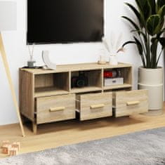 Vidaxl TV stolík vo farbe dubu sonoma 102x36x50 cm spracované drevo