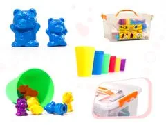 Aga Montessori hra - Spočítaj medvedíky - 116 dielov