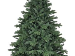 LAALU Zdobený umelý vianočný stromček s 87 ozdobami SANTA CLAUS II 150 cm stromček so stojanom a vianočnými ozdobami