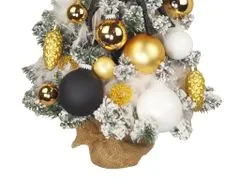 LAALU Sada vianočných ozdôb 68 ks v boxe PREMIUM BLACK na vianočné stromčeky do 100 cm