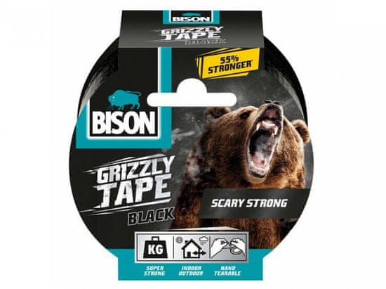 Traiva BISON GRIZZLY TAPE 10 m čierna BISON GRIZZLY TAPE 10 m čierna, Kód: 25380