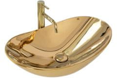 REA Royal 60 umývadlo, 62 x 36 cm, zlatá, REA-U4545