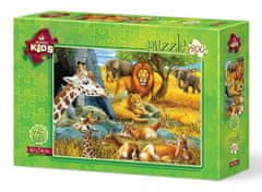 Art puzzle Puzzle Zvieratá savany 200 dielikov