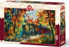 Art puzzle Puzzle Jesenný vlak 500 dielikov