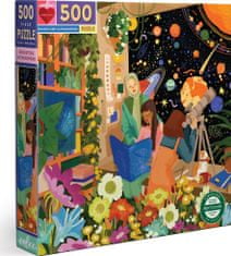 eeBoo Štvorcové puzzle Hvezdárky 500 dielikov