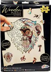 Grafix Obrysové puzzle Opice 133 dielikov