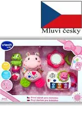 Vtech Sada Prvý darček pre bábätko CZ - ružový