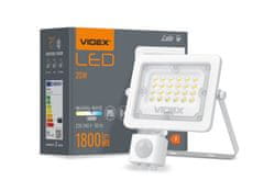 VIDEX LED reflektor PIR - 20W - 1800 lm - so senzorom pohybu