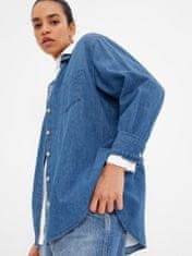 Gap Džínsová košeľa oversized Washwell XS