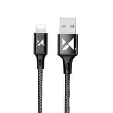 shumee Iphone Lightning USB kábel 2,4A 1m čierny