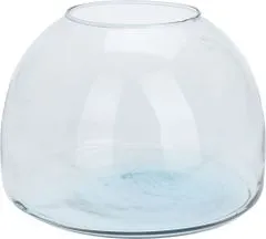 Indecor Váza sklo recykl. číra 22x22x16 cm X11583