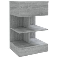Petromila vidaXL Nočné stolíky 2 ks sivý dub sonoma 40x35x65 cm spracované drevo