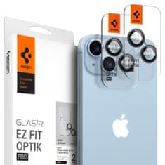 Spigen KRYT NA FOTOAPARÁT SPIGEN OPTIK.TR OCHRANA FOTOAPARÁTU ”EZ FIT” 2 BALENIE IPHONE 14 / 14 PLUS ČIERNA